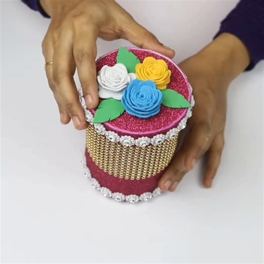 Best Out of Waste Plastic Bottle Jewellery Organizer 🎁 #diy #plasticbottlecraft #handmade #organizer