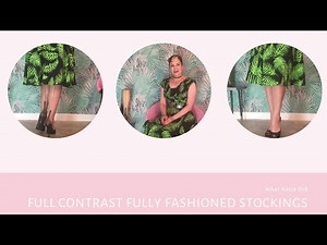 Full Contrast Fully Fashioned Stockings | Glamorous 1950s Nylons.