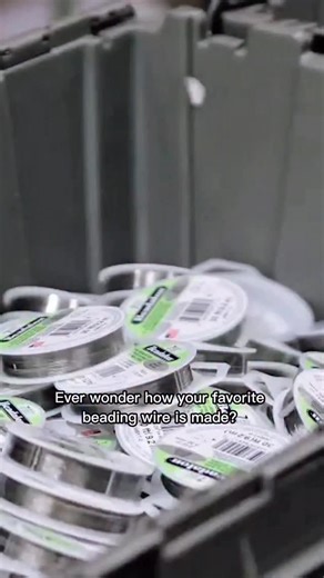 Ever wonder how your favorite beading wire is made? 👀 From stainless steel strands to nylon coating, to precision spools—crafted in Pennsylvania and ready for your next masterpiece. #BehindTheScenes #JewelryMaking #Beadalon #madeintheusa | Beadalon