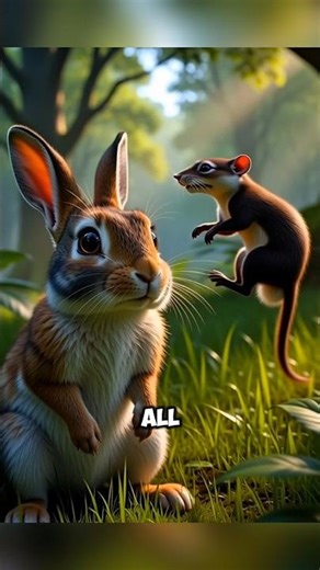 How a Stoat Hypnotizes a Rabbit Before It Strikes 😳