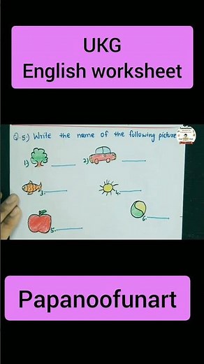 UKG English worksheet. English Worksheet for kids. #englishworksheets #ukgworksheets.