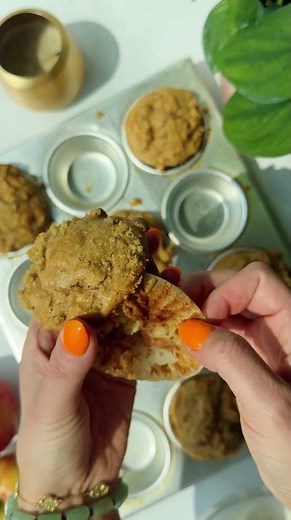 Cottage Cheese Apple Muffins #fallbaking #breakfast #breakfastrecipe #easyrecipes #protein