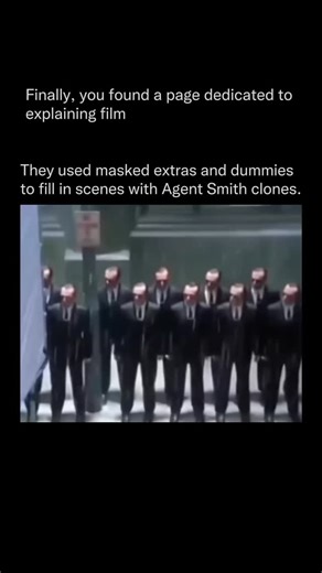 Explaining Film on Instagram: "The iconic “Burly Brawl” scene in The Matrix Reloaded (2003), where Neo fights dozens of replicating Agent Smith clones, combined practical stunt work with groundbreaking CGI. The sequence was filmed over 27 days on a constructed playground set, using stunt doubles for Hugo Weaving (as Smith) and Keanu Reeves (as Neo) performing real choreography and wire-fu martial arts for the initial phases, when fewer Smiths were involved. As the number of clones grew to over 1