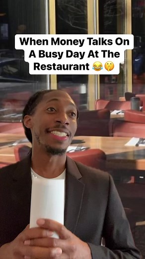 43K views · 1.2K reactions | When Money Talks On A Busy Day At The Restaurant! #reelsviral #comedy | Johnathan Jon-Jon Harris | Facebook