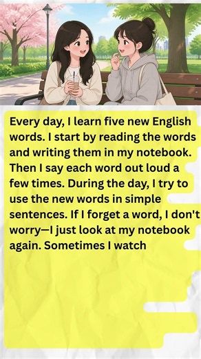 Learn 5 English Words Every Day | English Reading and Listening Practice #easyenglish #english