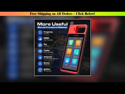 Autel KM100 KM100X Key Fob Programmer Universal Smart Key Generator Remote Immobilizer Tool Free