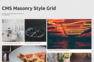 CMS Masonry Style Grid - Webflow