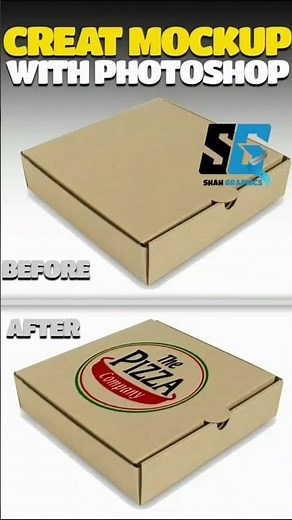 how to create mockup with Photoshop #gfxmentor #photoshop #shorts