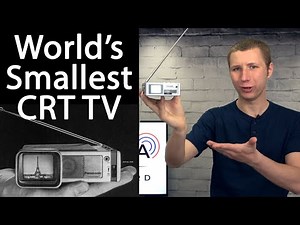 The World’s Smallest CRT TV - Panasonic Travelvision