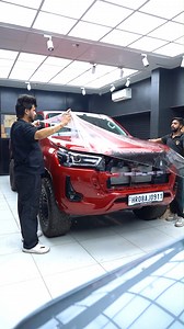Fiery Red. Fully Armored. The Toyota Hilux roars to life in a head-turning red finish — now armored with Garware Premium PPF. Combining off-road attitude with 8 years of elevated protection and shine, this beast is built to thrill — and built to last. Book your slot -: 📲 77078-22222 or visit- bit.ly/zdcontactus 📍 Plot No. 28/3, Industrial Area Phase II, Chandigarh #ZarDetailing #CeramicCoating #HyperArmor #Gtechniq #GrapheneCoating #PPF #PaintProtectionFilm #Xpel #Garware #ClearZarShield #Glos