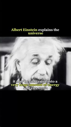 Albert Einstein Explains The Universe | The Story of Everything #shorts