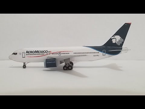 Airigami Planes: Boeing 767-200 assembly