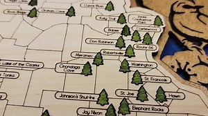 The Missouri State Park Map - Custom and Non Customizable Options - SVG, PDF File Download - Tested in Lightburn and Glowforge - Etsy
