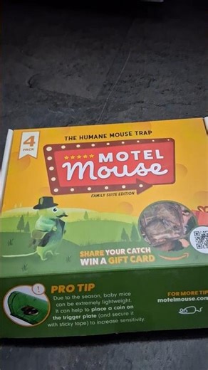 Motel Mouse trap. Catches mice