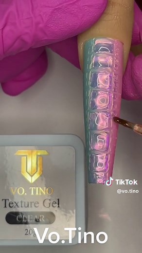 Neolumo Nail Art Tutorial with Gel Texurisado by Vo.Tino