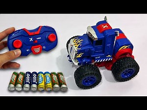 Unboxing Remote Control Car Optimus Prime, Police Car Deformation, Flying Bumblebee Robot,Fire Truck