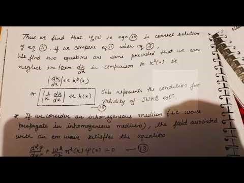 ✓WKB approximation methods|JWKB solution|Quantum Mechanics@sunilbidhan742 🙏👍👇