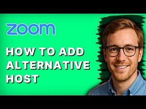 How to Add Alternative Host in Zoom [2026 Full Guide]