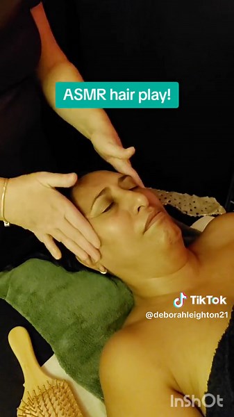 Would you pay someone to spend a whole hour playing with your hair, do gentle face stroking and include lots of soft back tickles? My new treatments have begun!NEW to Leyland 🪶 These have been really popular, why not message to book your slot and leave feeling totally relaxed and ready for a good night's sleep 😴 #hairplay #asmr #backtickles #landofnod #timetochill