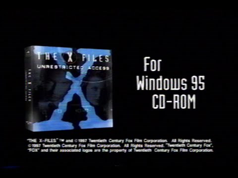 The X-files Unrestricted Access (1997) Promo (VHS Capture)