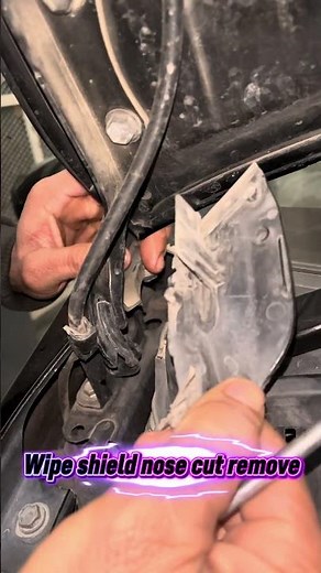 Wapar shield nose cut remove #reels #automobile #handpumpautomationmotorfixing #mechanic #diy