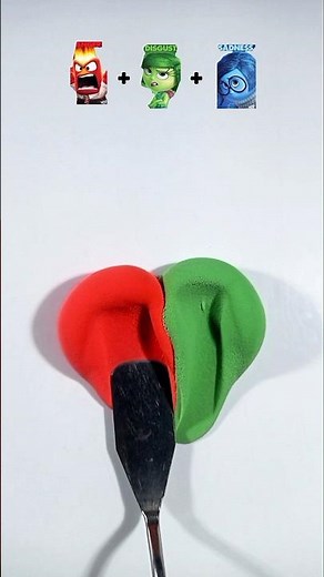 Anger 😡 + Disgust 🤢 = Sadness 😥 ? | Inside Out Emotions | YouTube Shorts