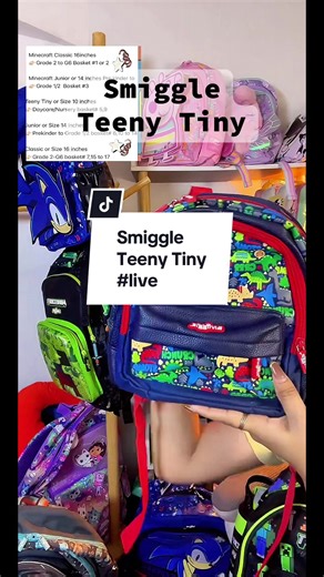 #tiktoklive #livehighlights #smiggle #smiggleph #teenytiny #backpack