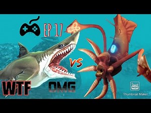 MEGALODON VS GIANT SQUID!!! (Hungry Shark World Gameplay) PS4 EP 17
