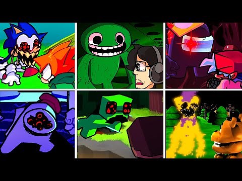 GAMEBREAKER but Every Turn a Different Mod Changes!! (FNF Gamebreaker but Everyone Sings It)