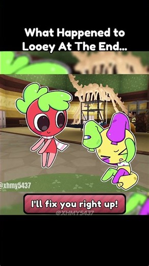 Ginger Sprout And Cosmo Heal Looey In Dandys World New Update Animation #roblox #dandysworld #update