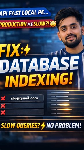 Abhijeet Gupta on Instagram: "What is database indexing!! Follow @_abhijeetgupta #softwareengineer #coding #programming #webdevelopment #softwaredeveloper"