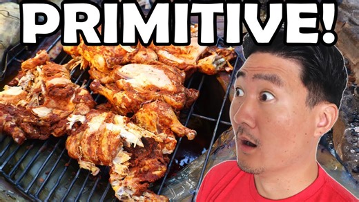 Making Traditional Mexican Barbacoa Over a Fire Pit in Mexico! 🍖