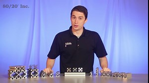 8020, 1020, 10 Series 1 Inch x 2 Inch T-Slotted Aluminum Extrusion DIY Extruded Linear Slot Bar Rail 80/20 (Black Anodize, 12" Long)