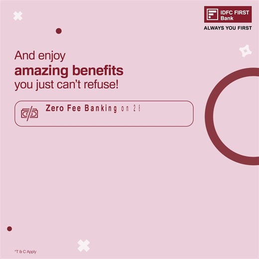When IDFC FIRST Bank Corporate Salary Account offers all these features, then what more could you want? Click bit.ly/3yRF8BU to open an account today. #IDFCFIRSTBank #AlwaysYouFirst | IDFC FIRST Bank
