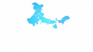 Download India Country Map Showing Up Intro By Regions for free