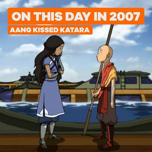 On this day 12 years ago Aang kissed Katara | Nickelodeon's On This Day