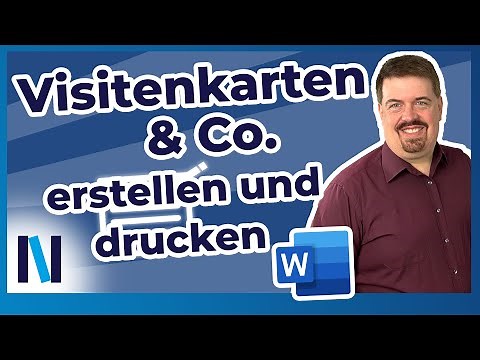 Word: So erstellst und druckst Du Visitenkarten richtig!
