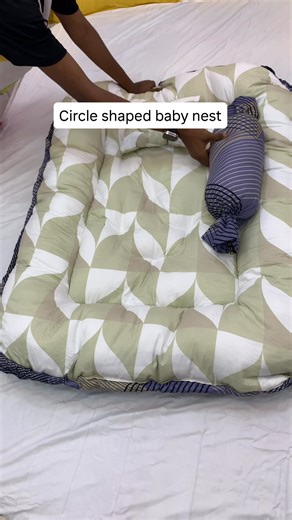 Circle Shape Baby Nest: Safe & Stylish for Infants