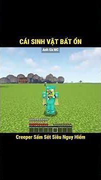 How to Counter the Super Dangerous Lightning Creeper ??! 🤣 - Episode 1010 #shorts #minecraft