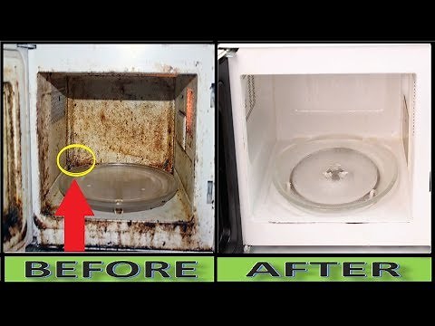 Use this trick to Clean Dirty Microwave Oven Just In Minutes || Easy Cleaning