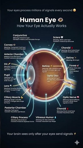 Human Eye Explained 👁️ | How Your Eyes Actually See (3D Anatomy)
