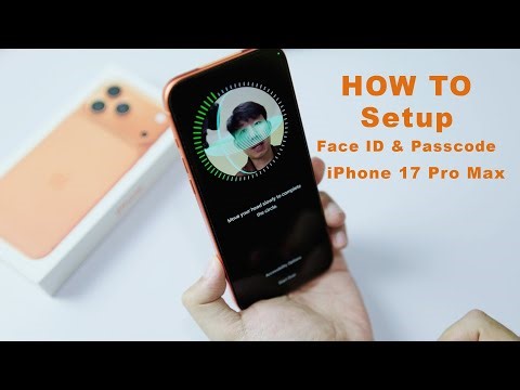 iPhone 17Pro/Max - How to SETUP Face ID & Passcode on iPhone 17 Pro Max