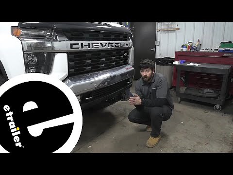 Mount: EcoHitch Hidden Front Mount Trailer Hitch Receiver on a 2020 Chevrolet Silverado 2500