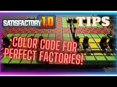 How to EASILY plan a Layout in your factory in Satisfactory 1.0 | Tips and Tricks