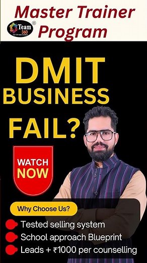 "Master Trainer Program – Grow Your DMIT Business & Get Verified Leads!"
