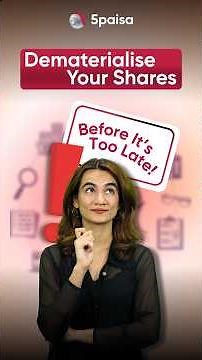 How to Dematerialize Paper Shares in 2025 | Demat Share Certificate Process #shorts
