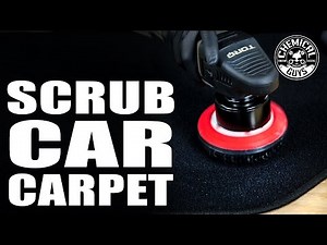 How To Clean And Scrub Car Carpet Professionally - Chemical Guys