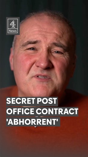 “It’s disgusting, two decades on, we’re finding new documents,” says wrongly-convicted former subpostmaster Lee Castleton. He spoke out after Channel 4 News obtained a secret 2006 contract between the Post Office and Fujitsu which, despite decades of denial, shows the organisations were able to centrally alter subpostmaster accounts. The Post Office said it apologises “unequivocally for the hurt and suffering” it caused “during the Horizon IT Scandal”, while Fujitsu said it would not be “appropr