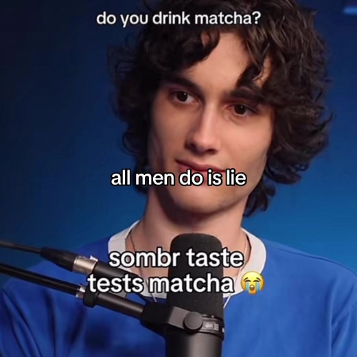 im scared to try matcha (also im not saying all men lie or trying to say that all men lie, its just what i put for the text on the video since ive seen similar videos like this with other artists :/ )#sombr #ibarelyknowher #larray #newmusic #debutalbum @sombr