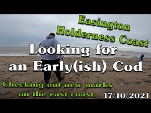 Sea Fishing UK Beach East Coast | Easington | Learn To Sea Fish UK | Beach Casting | Fishing
